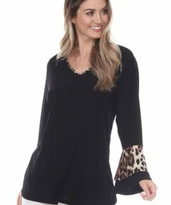 Jostar HIT Tulip Sleeve Top-358HT-LRP1-C-W757 Long Sleeves