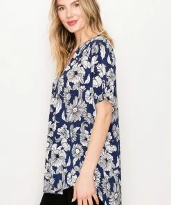 Jostar BG Notch Neck Short Sleeve Top-359BG-SRP1-W273