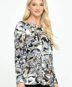 Jostar BNS V-Neck High And Low Top-360BN-LXP1-W329