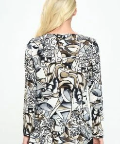 Jostar BNS V-Neck High And Low Top-360BN-LRP1-W329