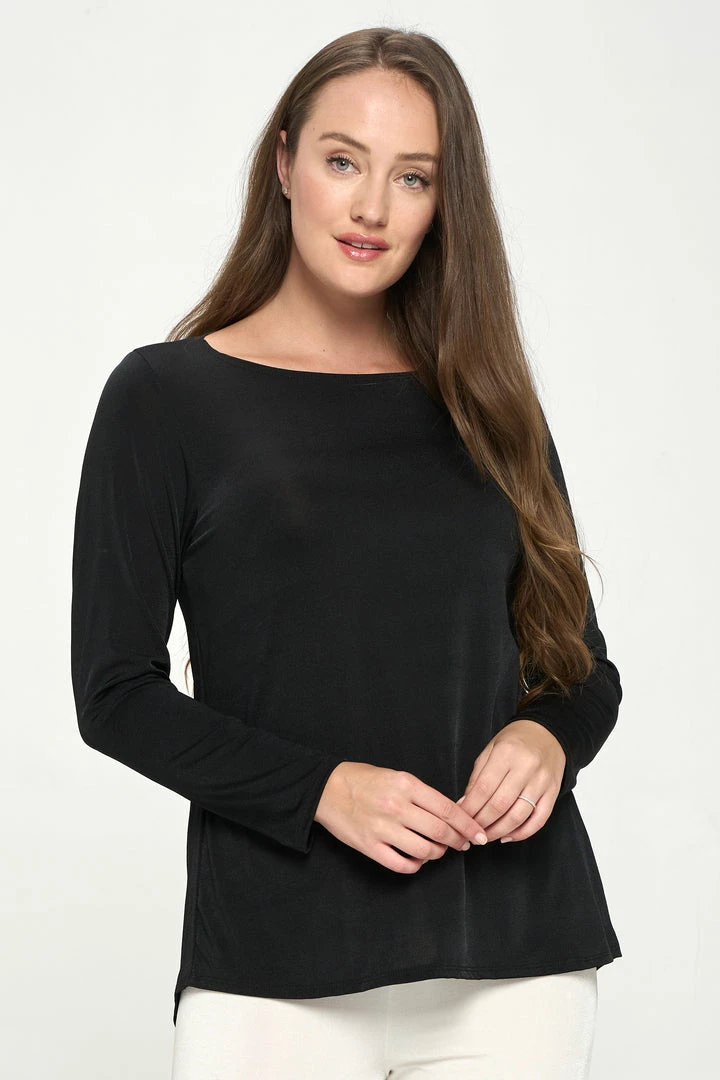 Jostar BNS V-Neck High And Low Top-360BN-LRS1 Tops