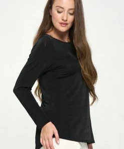 Jostar BNS V-Neck High And Low Top-360BN-LRS1 Tops