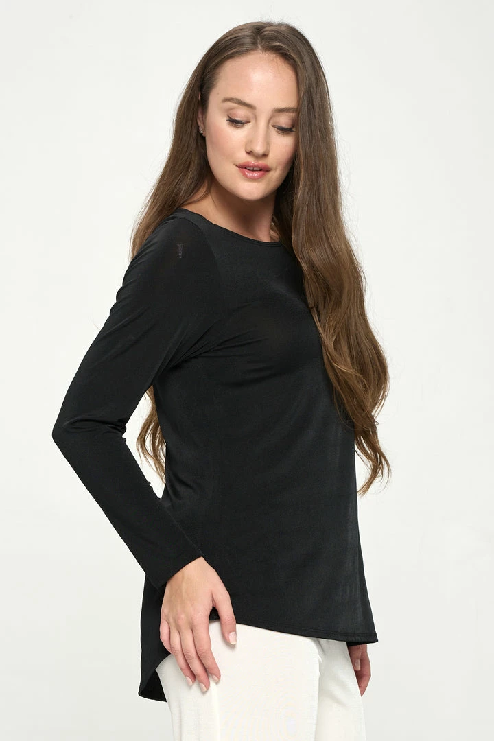 Jostar BNS V-Neck High And Low Top-360BN-LRS1 Tops