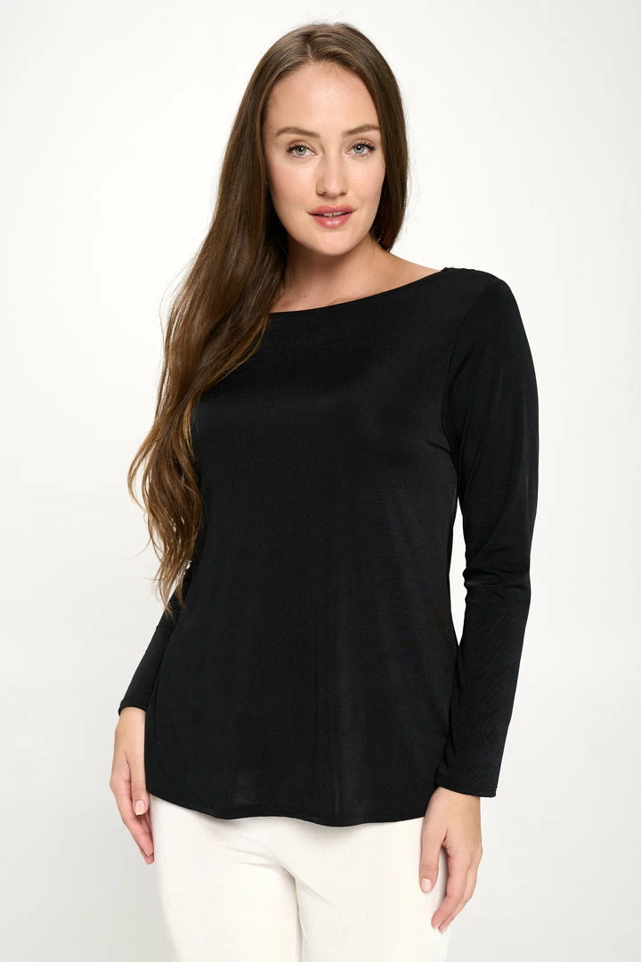 Jostar BNS V-Neck High And Low Top-360BN-LRS1 Tops