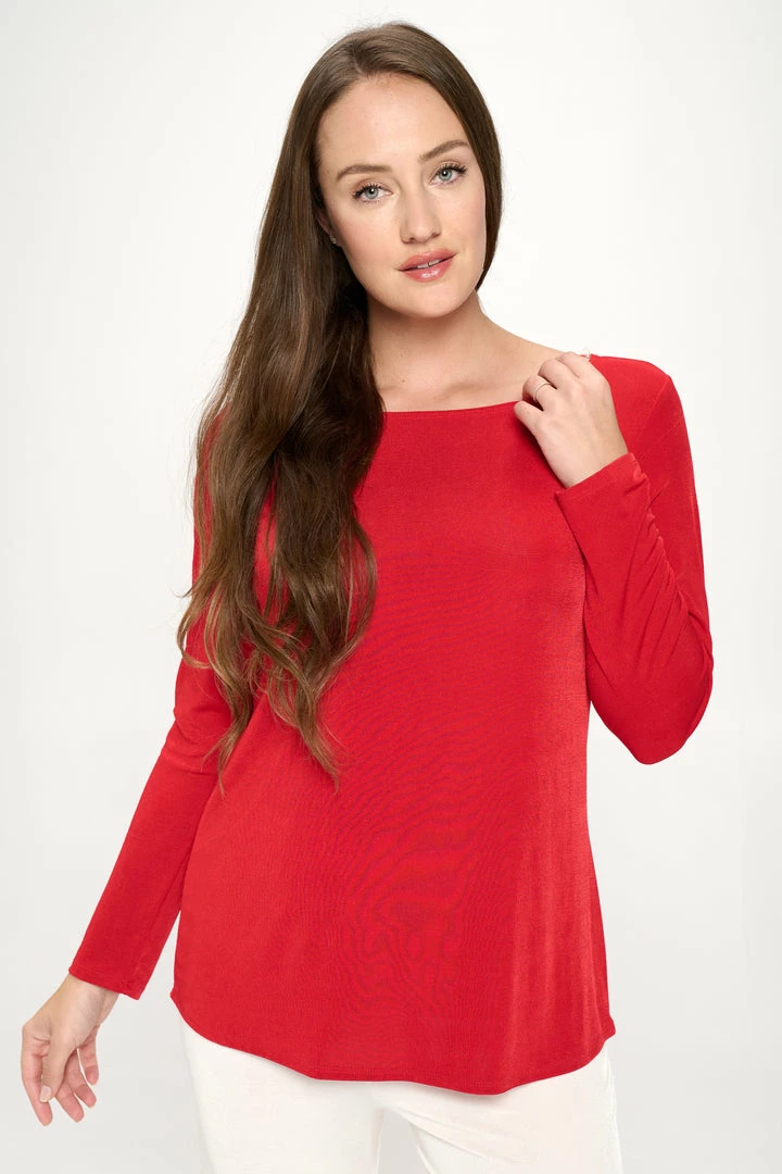 Jostar BNS V-Neck High And Low Top-360BN-LRS1 Tops