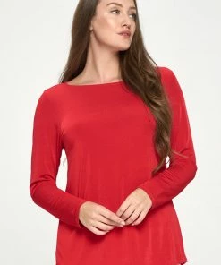 Jostar BNS V-Neck High And Low Top-360BN-LRS1 Tops