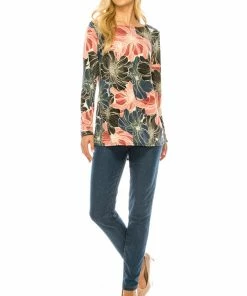 JostarUSA Long Sleeves HIT V-Neck High And Low Top-360HT-LRP1-W202