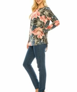 JostarUSA Long Sleeves HIT V-Neck High And Low Top-360HT-LRP1-W202