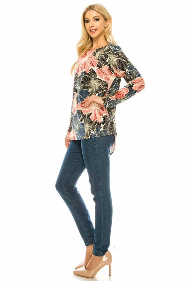 JostarUSA Long Sleeves HIT V-Neck High And Low Top-360HT-LRP1-W202