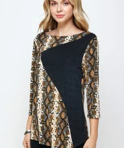 Jostar Quarter Sleeves BNS Contrast Boat NK Top-361BN-QRP1-C-W290