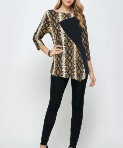 Jostar Quarter Sleeves BNS Contrast Boat NK Top-361BN-QRP1-C-W290