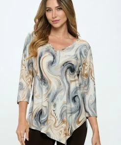 Jostar Online HIT Point V-Neck Top-362HT-QRP1-W330 Tops