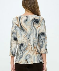 Jostar Online HIT Point V-Neck Top-362HT-QRP1-W330 Tops