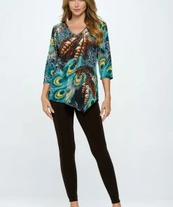 Jostar Online Tops HIT Point V-Neck Top-362HT-QRP1-W367