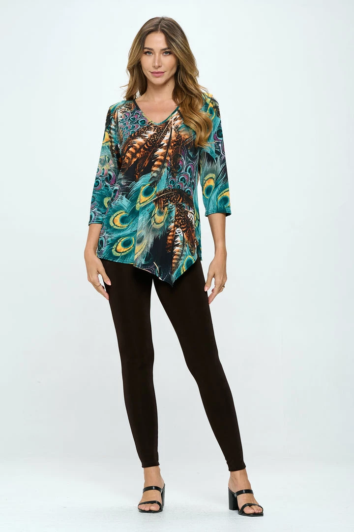 Jostar Online Tops HIT Point V-Neck Top-362HT-QRP1-W367