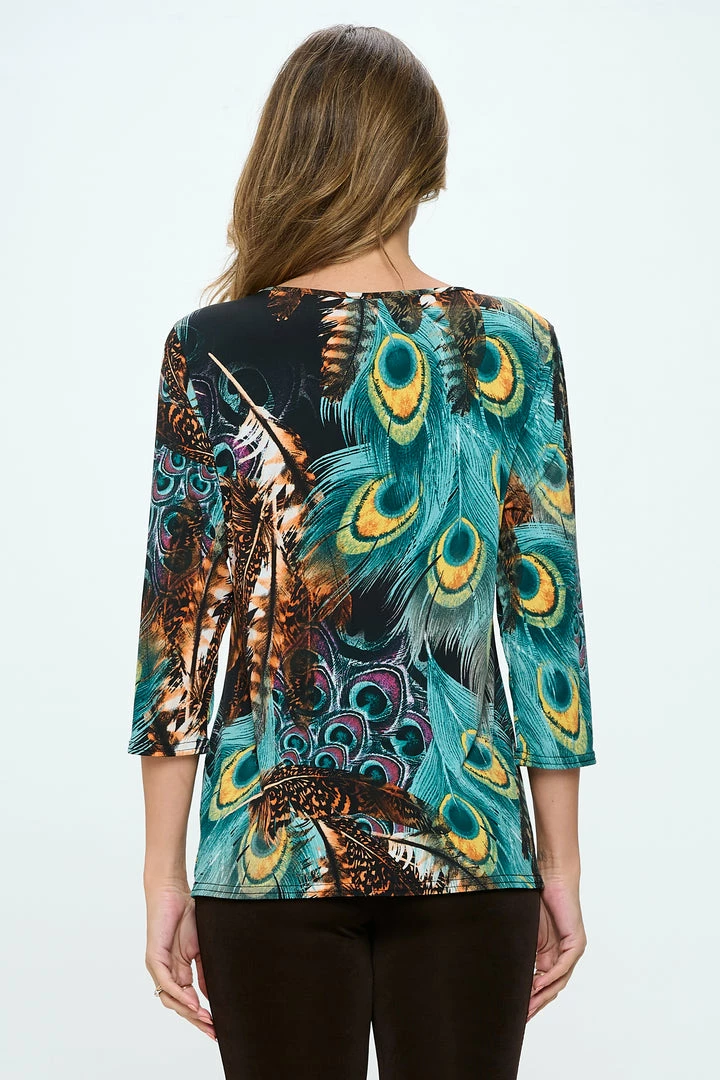 Jostar Online Tops HIT Point V-Neck Top-362HT-QRP1-W367