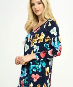 Jostar Long Sleeves HIT Princess A-Line Tunic With Pockets-365HT-LRP1-K-W219