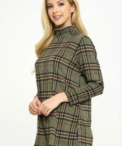 Jostar Miru Mock Neck Long Sleeve Top-369MU-LRP1-W335 Tops