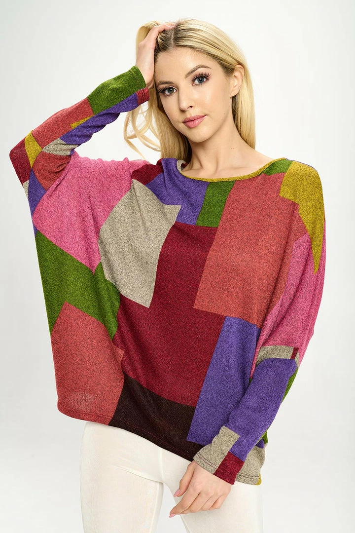 Jostar Tops Miru Batwing Dolman Top-370MU-LRP1-W333