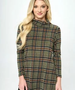 Jostar Mir Split Mock Neck Top-371MU-LRP1-W335 Tops