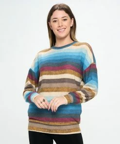 Jostar Terry Brushed Round Nk Long Sleeve W/ Pocket Top-372TB-LRP1-K-W352 Tops