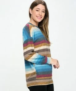 Jostar Terry Brushed Round Nk Long Sleeve W/ Pocket Top-372TB-LRP1-K-W352 Tops