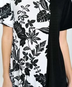 Jostar Tops BNS Contrast Short Sleeve Round NK Top-374BN-SRP1-C-W324