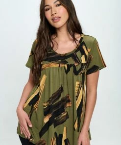 Jostar Online HIT Shirred Tunic-376HT-SRP1-W315 Tops