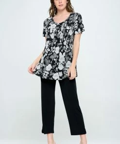 Jostar Online Short Sleeves HIT Shirred Tunic-376HT-SRP1-W355