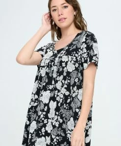 Jostar Online Short Sleeves HIT Shirred Tunic-376HT-SRP1-W355