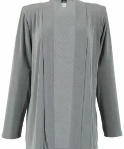 Non Iron ( Acetate ) Jostar Women's Non Iron Drape Jacket Long Sleeve Plus, 400AY-LX