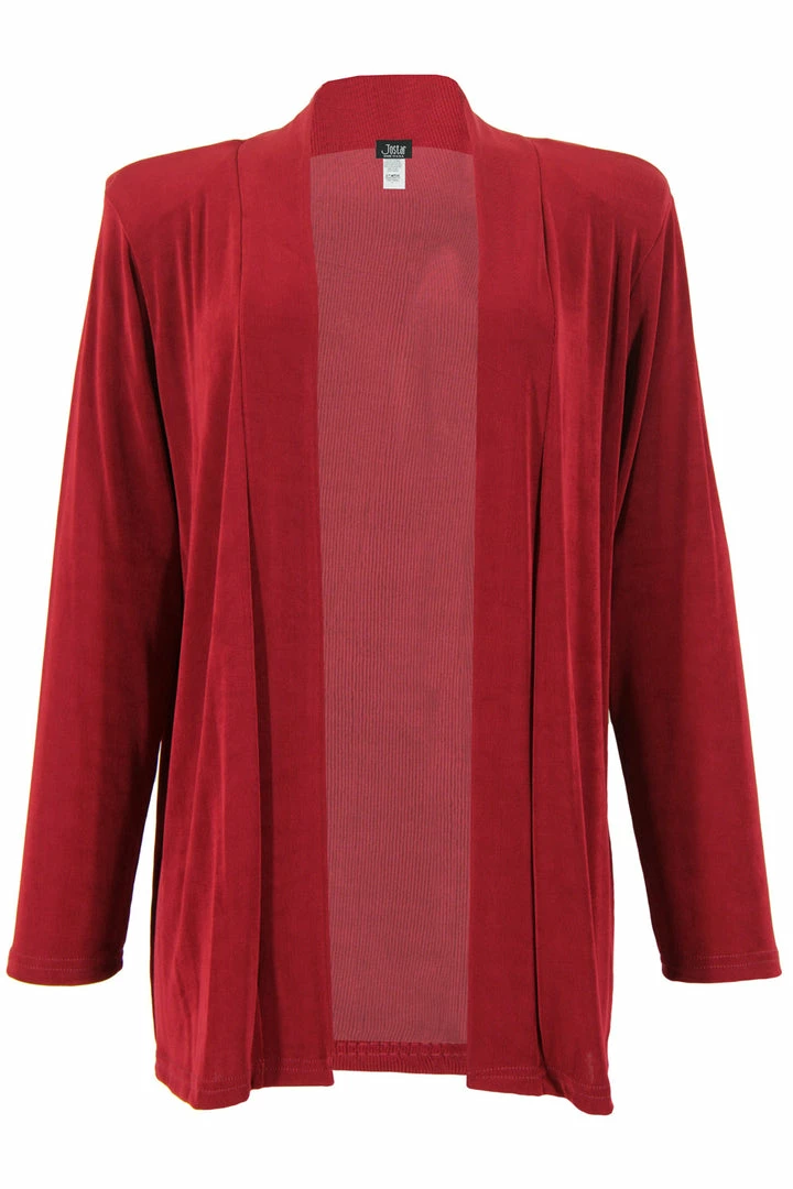 Non Iron ( Acetate ) Jostar Women's Non Iron Drape Jacket Long Sleeve Plus, 400AY-LX