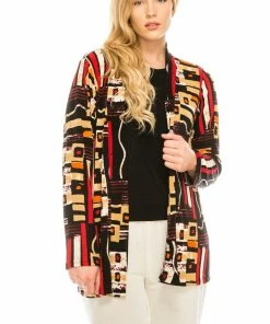 Jostar Women's Stretchy Drape Jacket Long Sleeve Plus-404BN-LRP1-W186