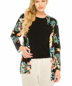 Jackets Jostar Women's Stretchy Drape Jacket Long Sleeve Plus-404BN-LRP1-W189