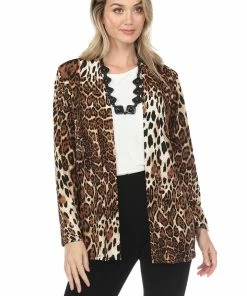 Jackets Jostar Women's Stretchy Drape Jacket Long Sleeve Plus-404BN-LRP1-W757