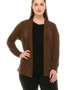 Jackets Jostar Women's Stretch Drape Jacket Long Sleeve No Shoulder Pad-404BN-LRS1