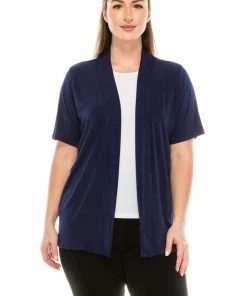 Jostar Women's Stretchy Drape Jacket Short Sleeve No Shoulder Pad-404BN-SRS1 Jackets
