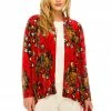 Jostar Women's Velvet Burnout Vegas Jacket Long Sleeve-424VB-LRP1-B013 Jackets