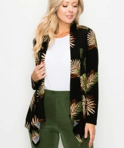 Jostar Women's Stretchy Print Mid Cut Jacket Long Sleeve Print Plus, 428BN-LXP-W002 Jackets