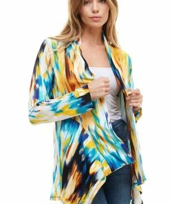 Jostar Women's Stretchy Print Mid Cut Jacket Long Sleeve Print-428BN-LRP1-W250 Long Sleeves