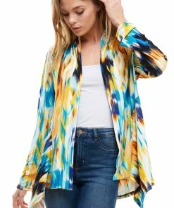 Jostar Women's Stretchy Print Mid Cut Jacket Long Sleeve Print-428BN-LRP1-W250 Long Sleeves