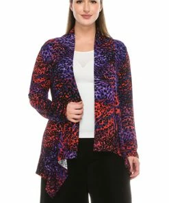 Jostar Women's Stretchy Print Mid Cut Jacket Long Sleeve Print-428BN-LRP1-W001