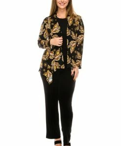 Jackets Jostar Women's Stretchy Print Mid Cut Jacket Long Sleeve Print, 428BN-LP-W022