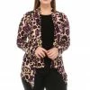 Jackets Jostar Women's Stretchy Print Mid Cut Jacket Long Sleeve Print-428BN-LRP1-W088