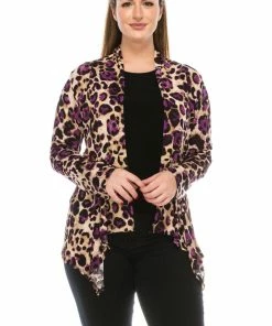 Jackets Jostar Women's Stretchy Print Mid Cut Jacket Long Sleeve Print-428BN-LRP1-W088