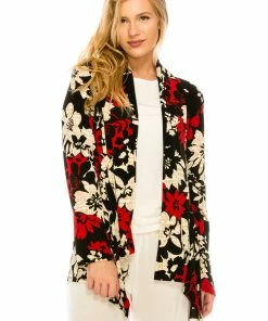 Jostar Women's Stretchy Print Mid Cut Jacket Long Sleeve Print-428BN-LRP1-W161