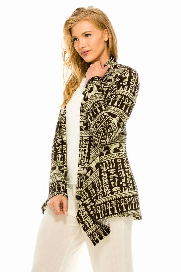 Jostar Women's Stretchy Print Mid Cut Jacket Long Sleeve Print Plus, 428BN-LXP-W164 Jackets