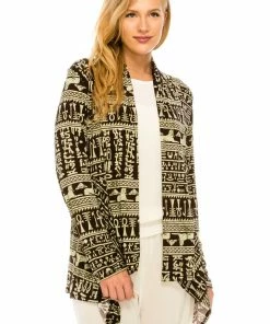 Jostar Women's Stretchy Print Mid Cut Jacket Long Sleeve Print Plus, 428BN-LXP-W164 Jackets