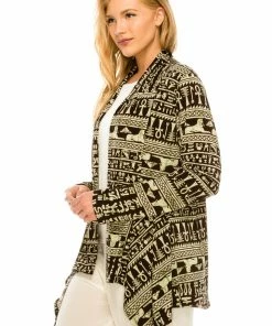 Jostar Women's Stretchy Print Mid Cut Jacket Long Sleeve Print Plus, 428BN-LXP-W164 Jackets