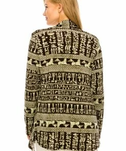 Jostar Women's Stretchy Print Mid Cut Jacket Long Sleeve Print Plus, 428BN-LXP-W164 Jackets